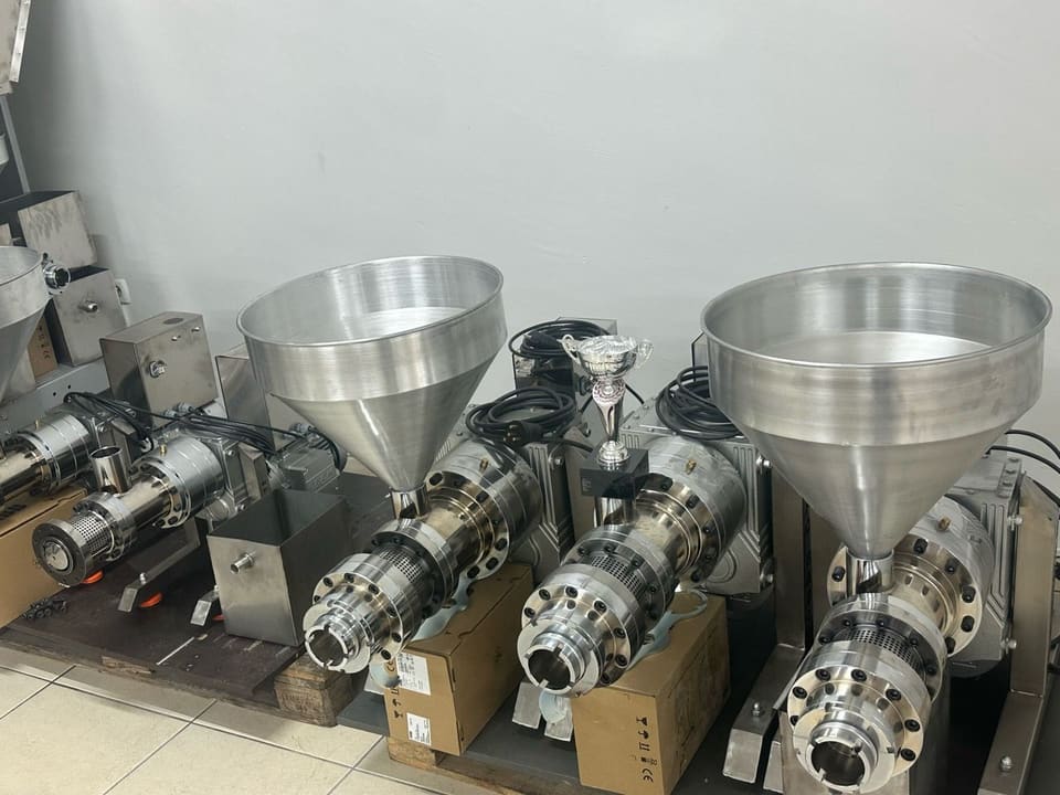 ColdSeedPress cold seed press machines ready for delivery — view 1 of 3