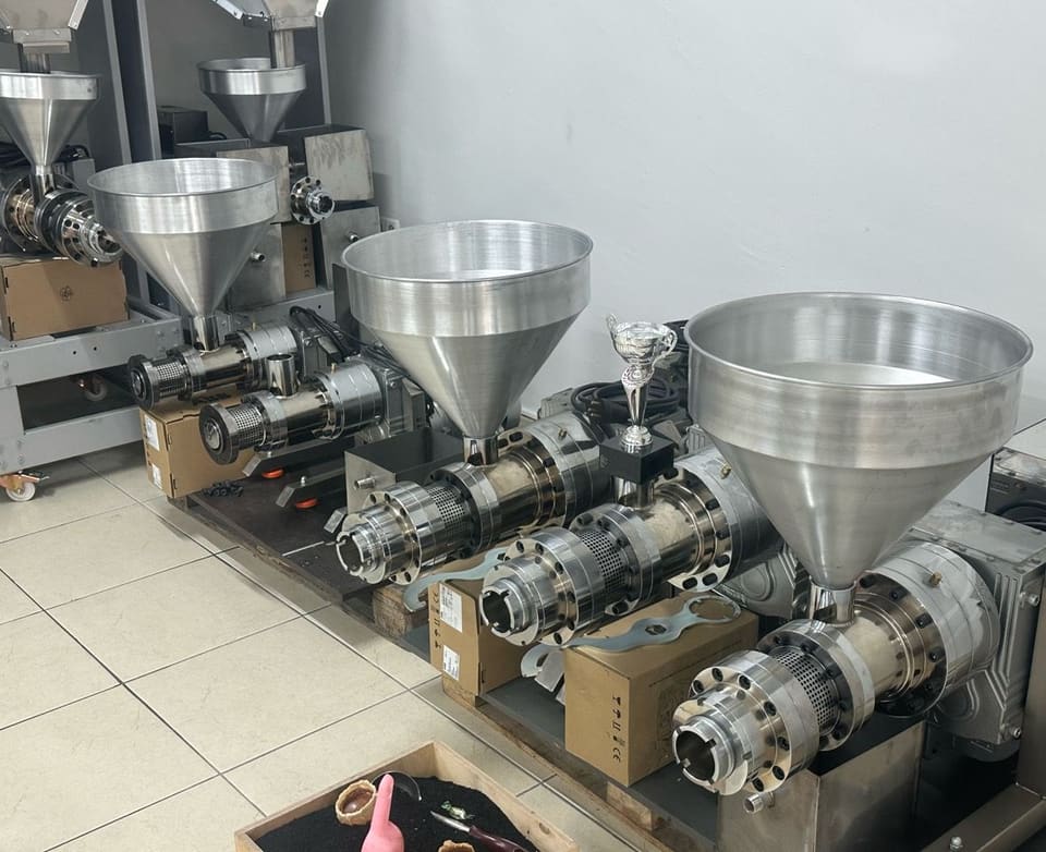 ColdSeedPress cold seed press machines ready for delivery — view 2 of 3
