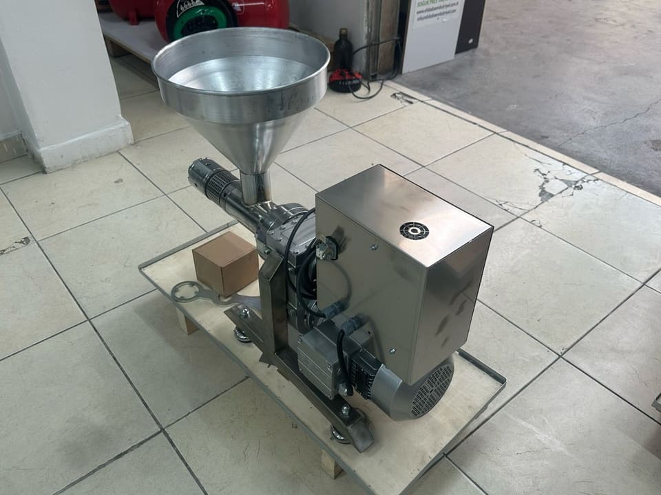 ColdSeedPress cold oil press machine, three-quarter view — view 2 of 2